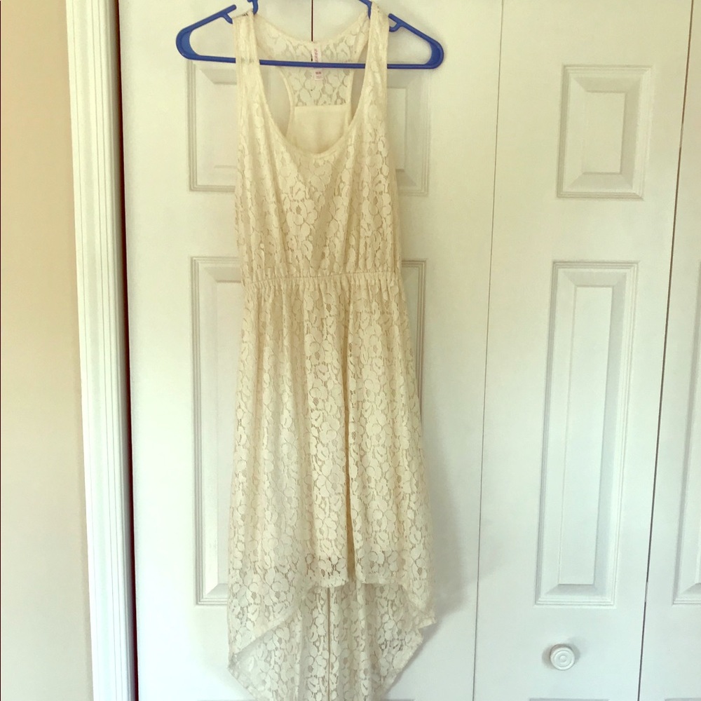 Lace High Low Dress